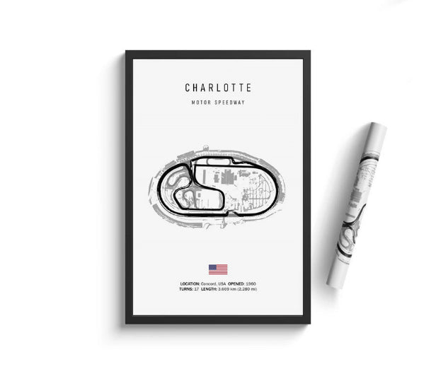 Formula One Racing Track Wall Canvas