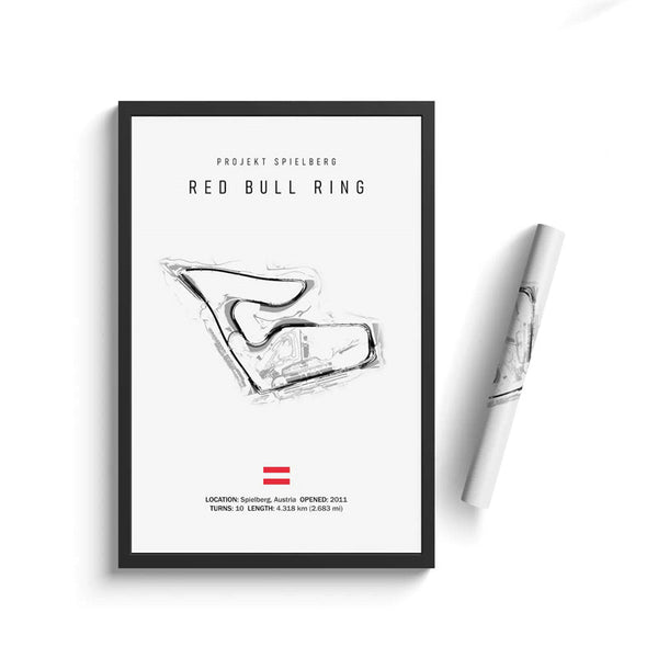 Formula One Racing Track Wall Canvas