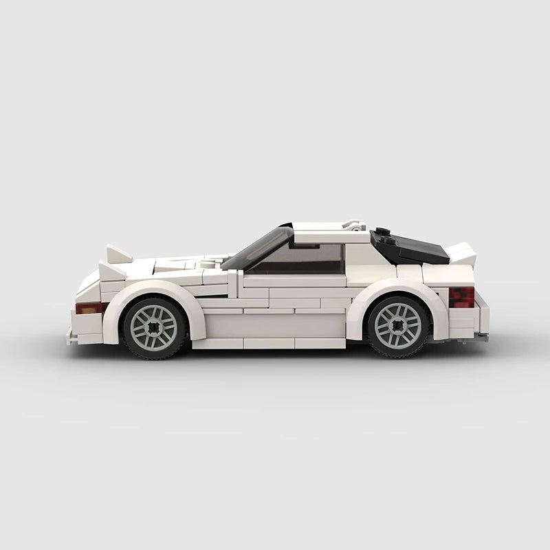 MOC Racing Car Model and Passion Building Block City Vehicle Toy Set - Christmas and Halloween Gifts