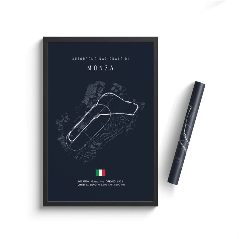 Formula One Racing Track Canvas