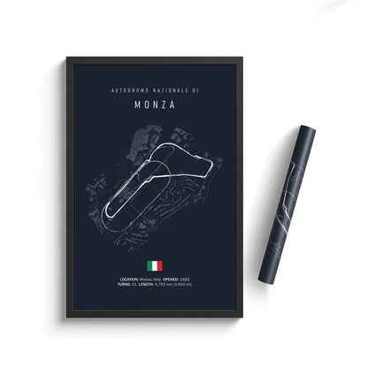 Formula One Racing Track Canvas