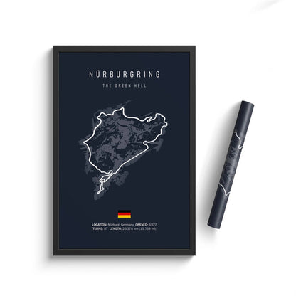 Formula One Racing Track Canvas