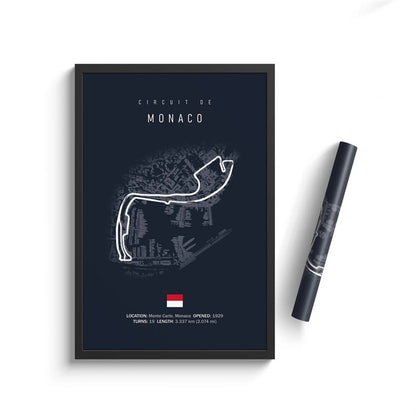 Formula One Racing Track Canvas