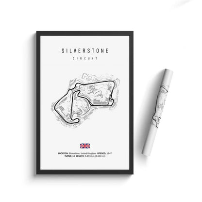 Formula One Racing Track Wall Canvas