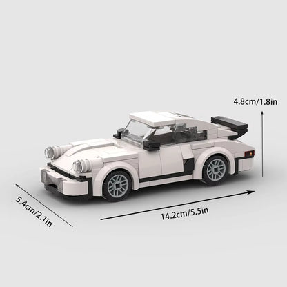 MOC Rally Racing Car Model, City Vehicle Building Set, Creative Garage Toys, Toy Assembly Vehicle Loved by Boys