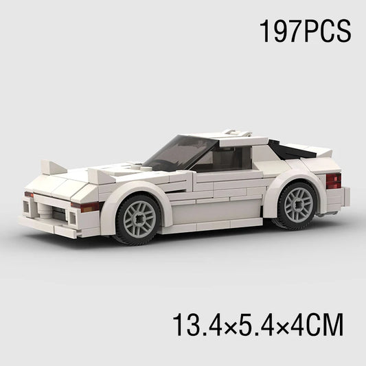 MOC Racing Car Model and Passion Building Block City Vehicle Toy Set - Christmas and Halloween Gifts