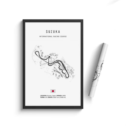 Formula One Racing Track Wall Canvas
