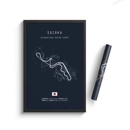 Formula One Racing Track Canvas