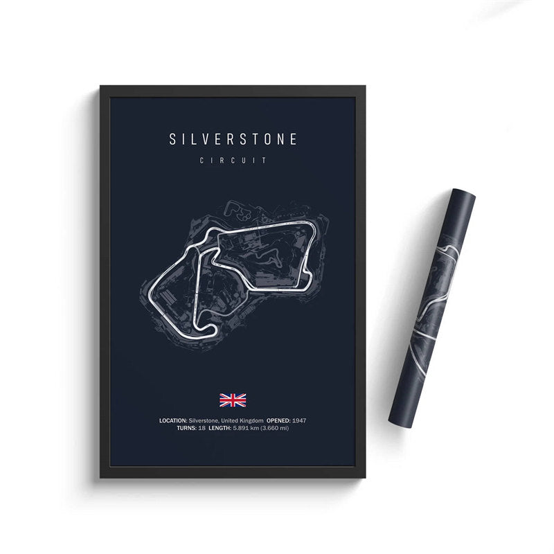 Formula One Racing Track Canvas