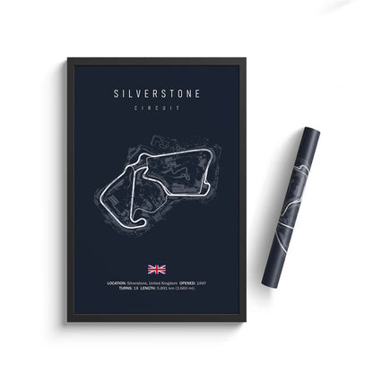 Formula One Racing Track Canvas